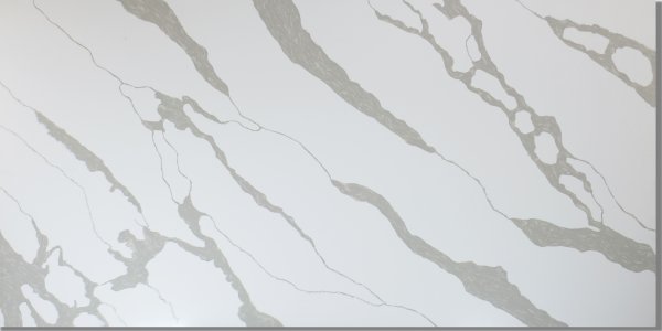 B2306 Bally quartz Calacatta Nuvo Slab